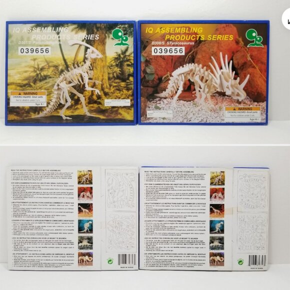 *SOLD* 21 Lot of 5 IQ Series Mysterious Dinosaur Wooden Puzzle 6625E1M - Picture 6 of 7